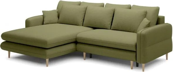 Elegancki narożnik SALLY S z funkcją spania w tkaninie SORELLA 35 WERSAL