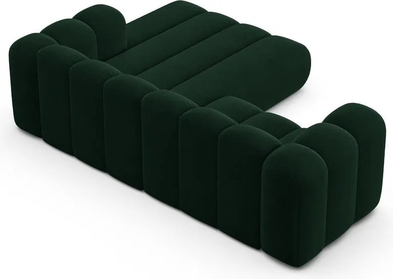 Ciemnozielony narożnik (prawostronny) Lupine – Micadoni Home