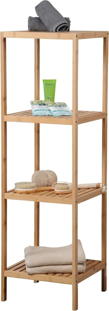 Kesper 19434 Regał bambusowy, 115 x 35 x 35 cm
