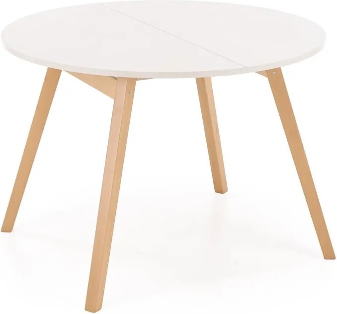 Okrągły rozkładany stół z kaszmirowym blatem Ruben Halmar