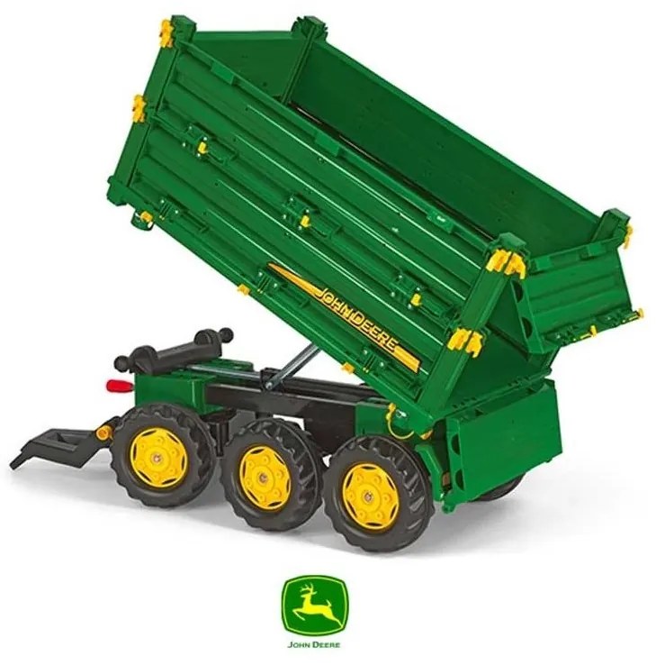 Rolly toys przyczepa wywrotka rolly multi john deere 3 osiowa