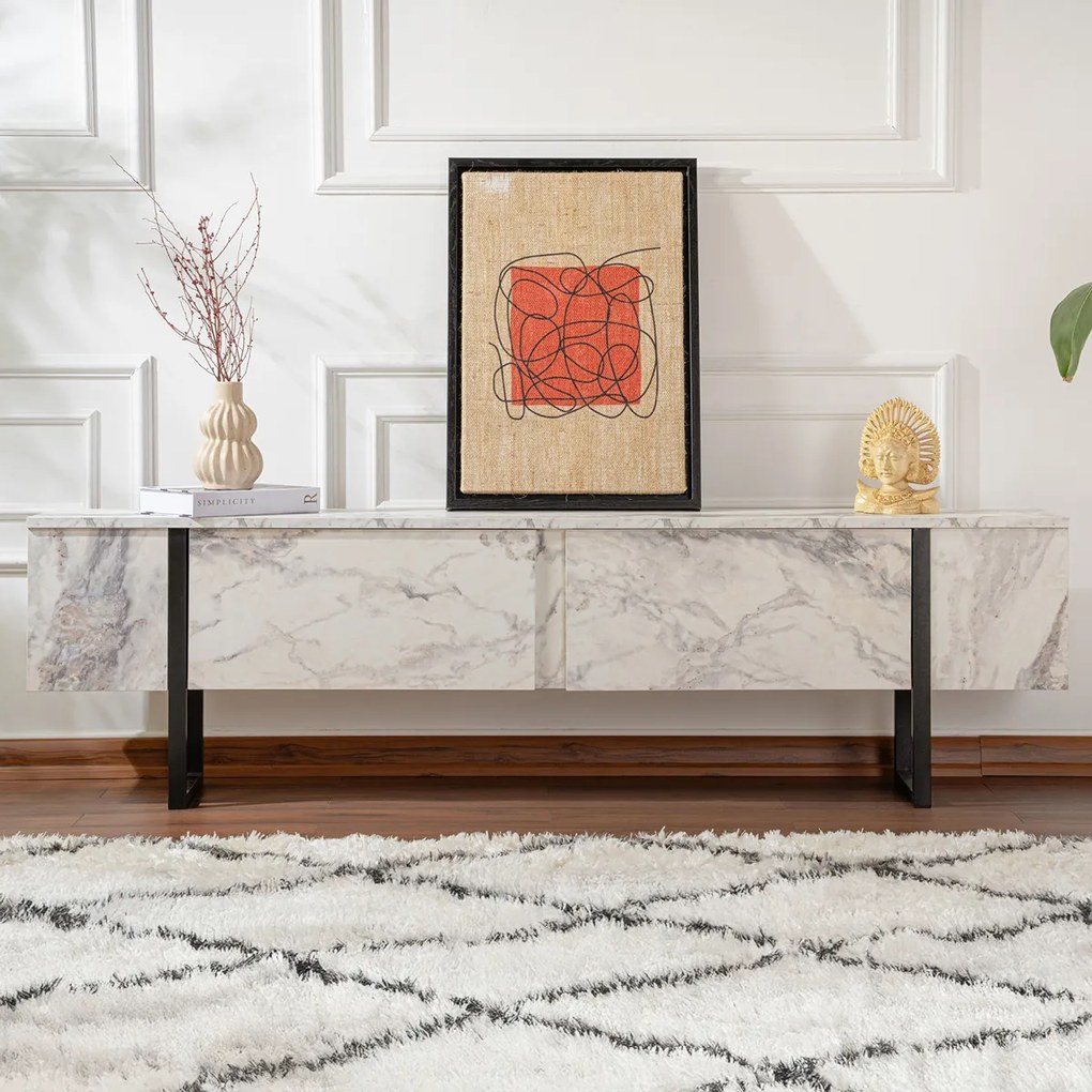 Stolik TV Serenity Fressia Marble