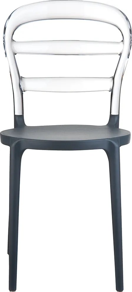 Krzesło Miss BiBi Dark Grey