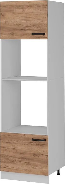 Szafka do mikrofalówki złoty dąb energetyczny 60x57.2x206.8 r-line