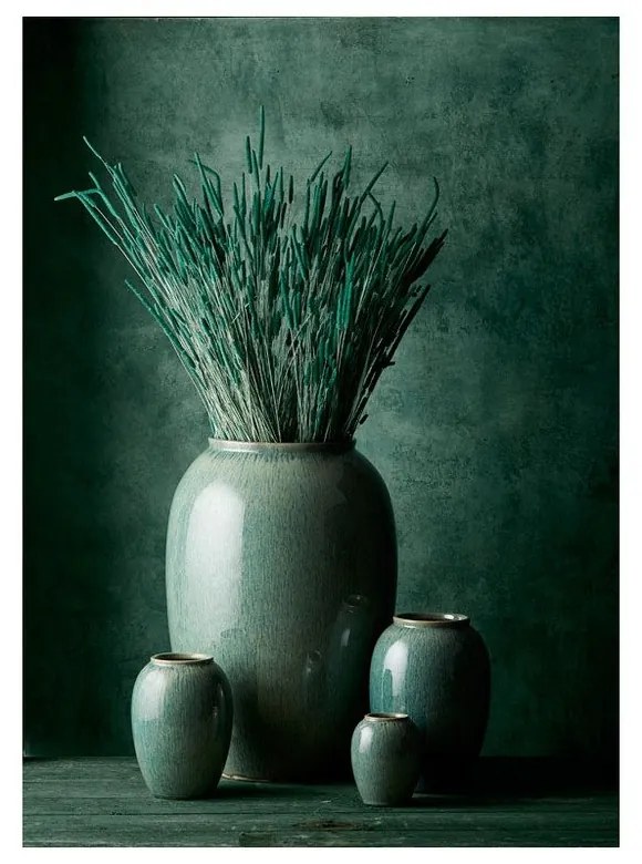 Zielony kamionkowy wazon (wysokość 20 cm) Gastro Green – Bitz