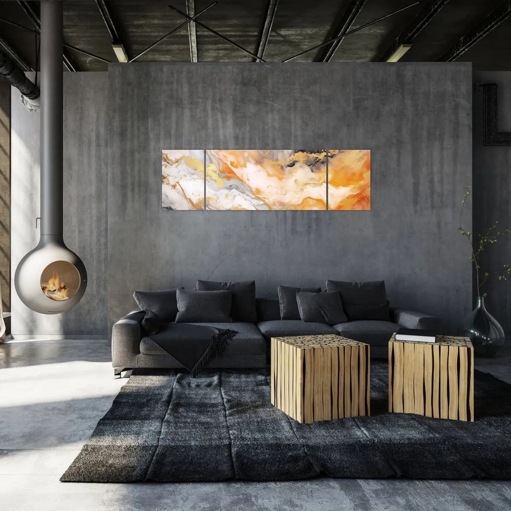 Obraz - Marmurkowe tło (170x50 cm)