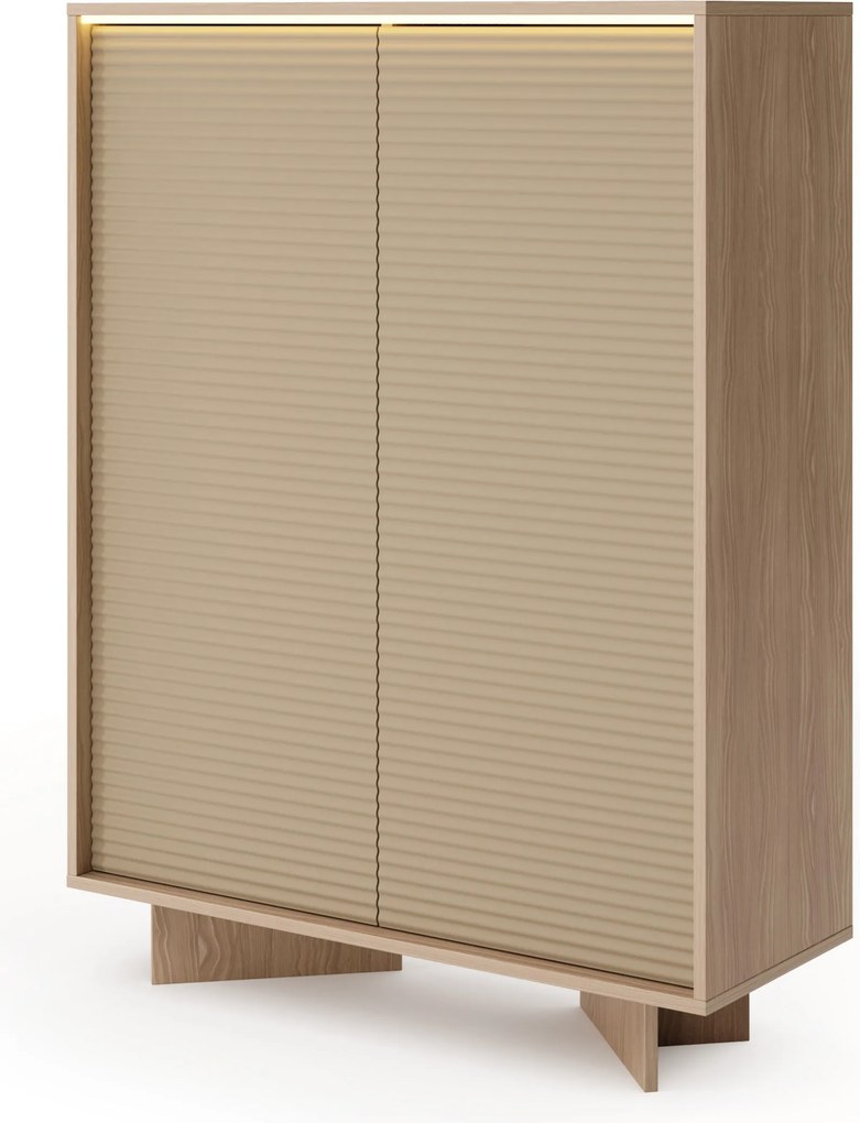 Komoda RIGATO 103,9 cm do Salonu Sypialni Odcienie beżu