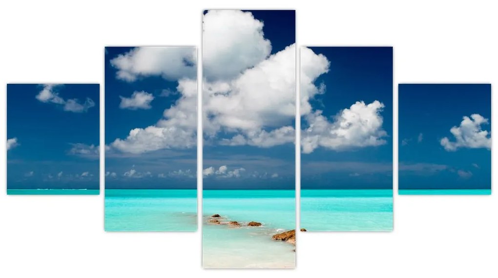 Obraz - Tropikalna plaża (125x70 cm)