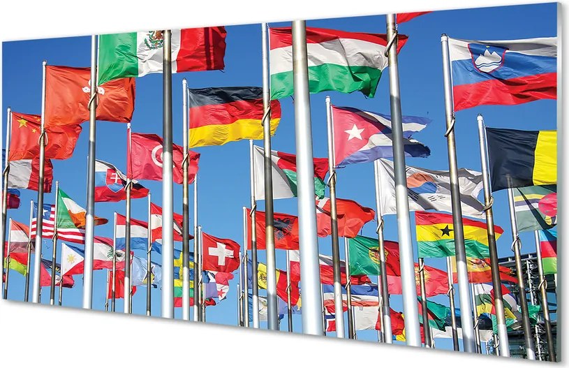 Szklany Panel Flaga Narodowa