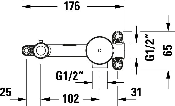 Duravit korpus podtynkowy