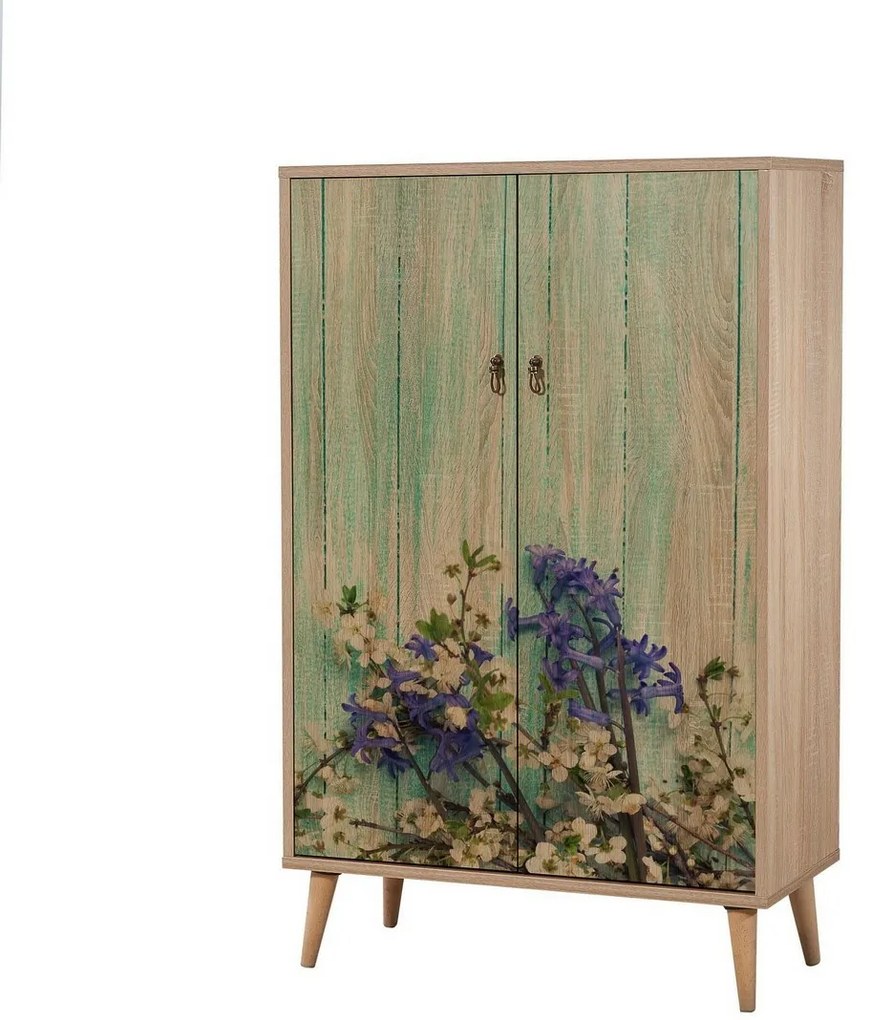 Szafka Mega Sonoma Oak Flowers I