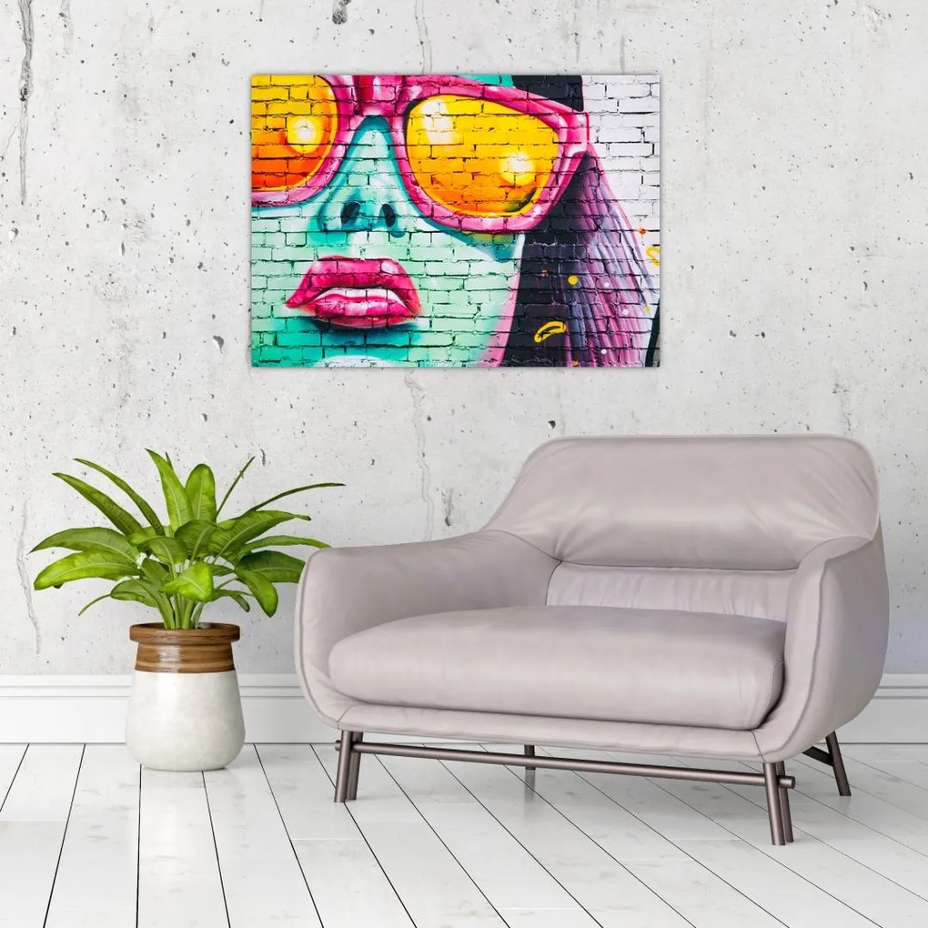 Obraz na szkle - Graffiti (70x50 cm)