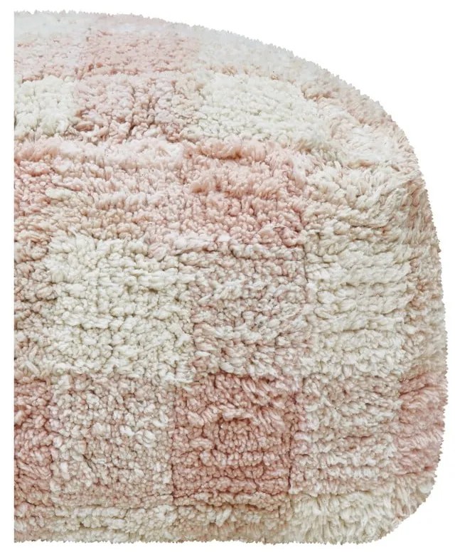 Jasnoróżowy puf dziecięcy Vichy Rose – Lorena Canals