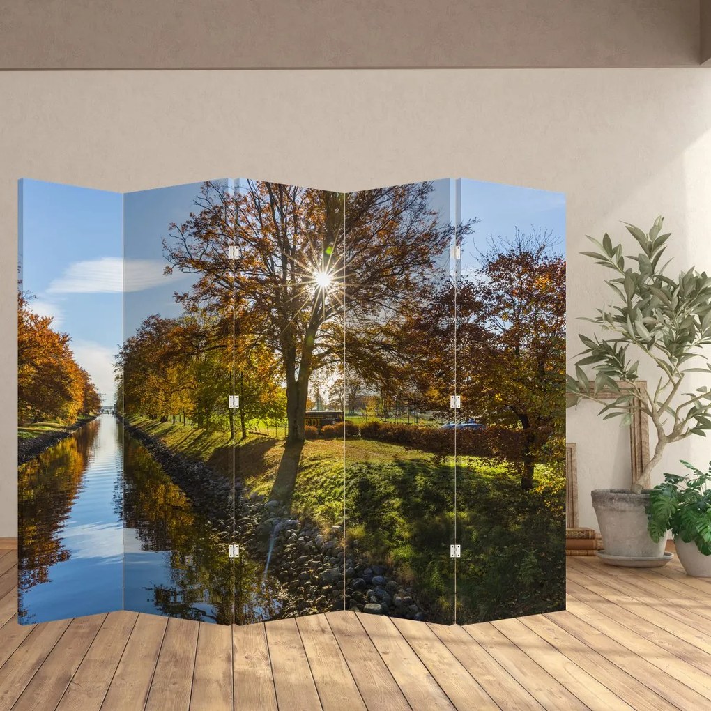 Parawan - Kanał wodny (210x170 cm)
