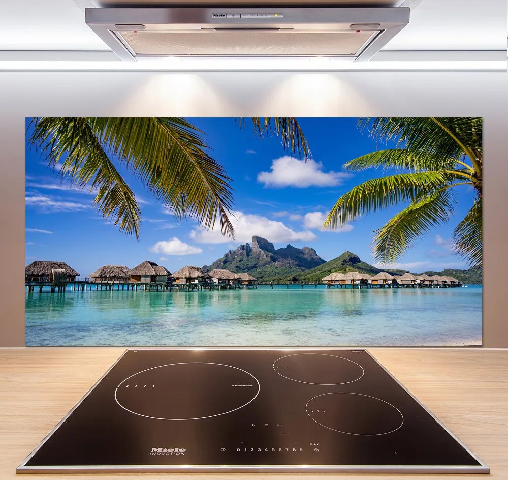 Panel do kuchni Palmy na Bora Bora