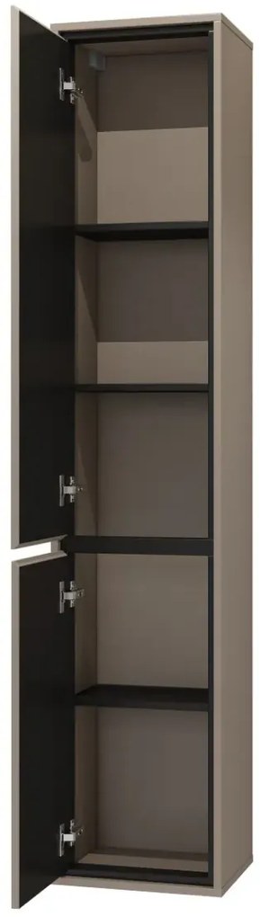 Szafka łazienkowa GAJA 2D 35cm congo/czarna HELVETIA