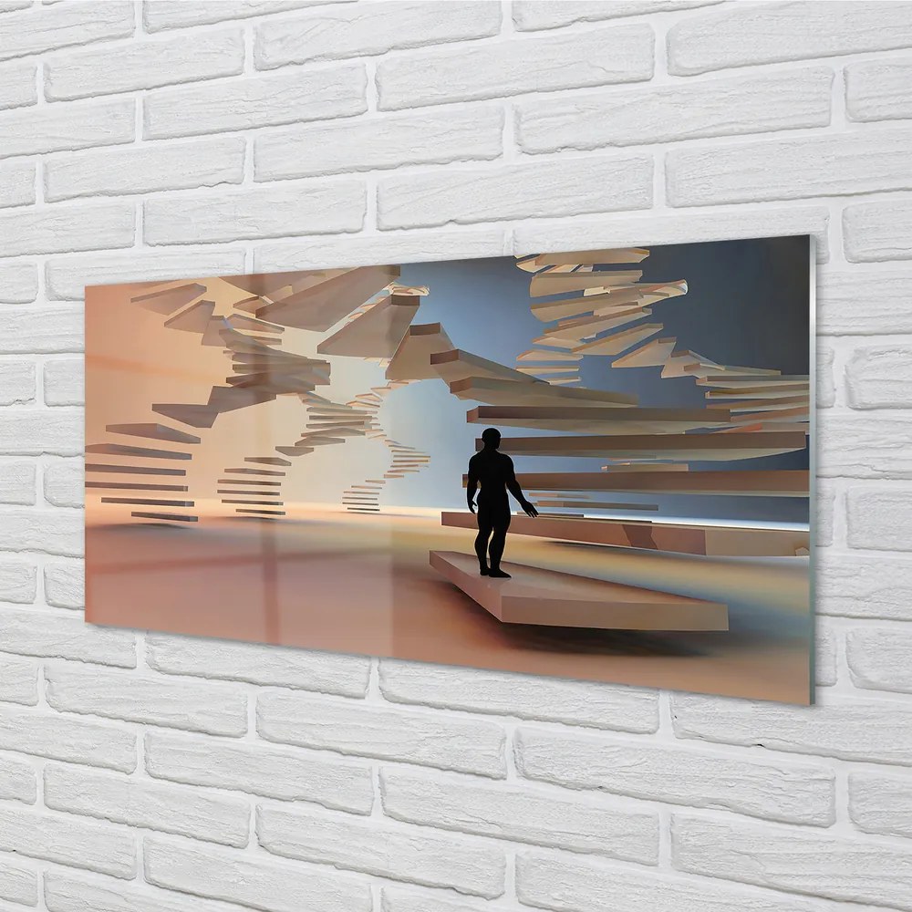 Obraz akrylowy Schody 3d