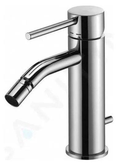 Paffoni - bateria bidetowa LIGHT stal nierdzewna