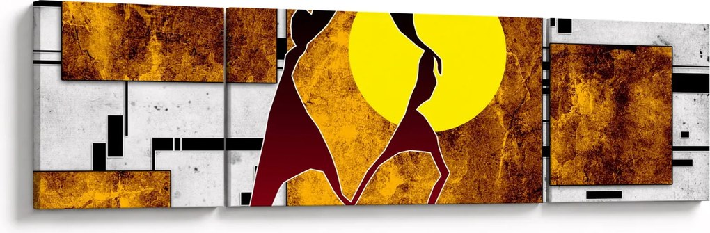 Obraz malarstwa z epoki starożytnej (170x50 cm)