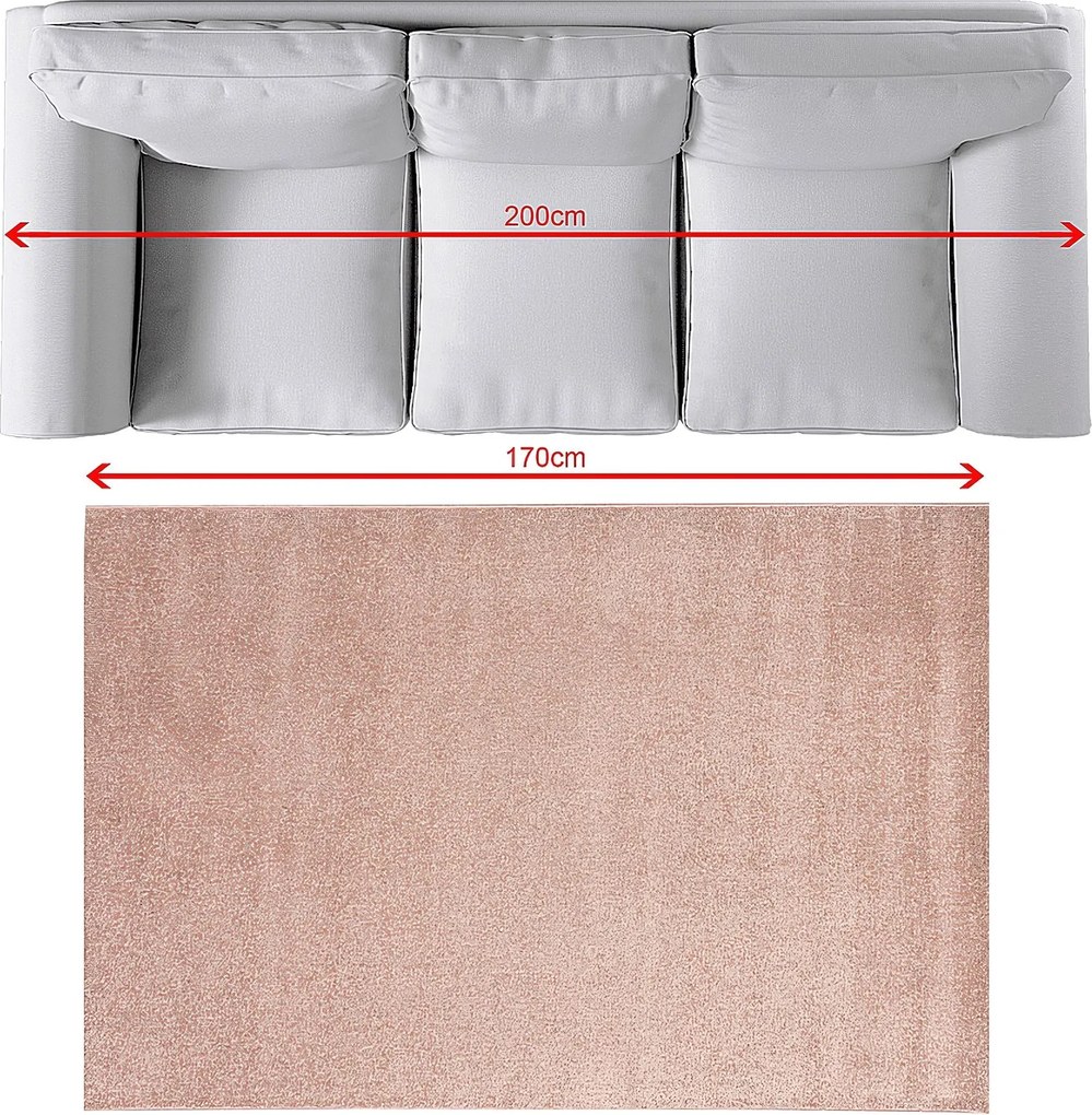 Dywan Casino soft rose 120x170cm