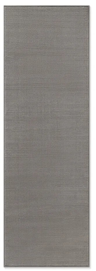 Antracytowo-kremowy chodnik 80x240 cm Perles Dolomite – Elle Decoration