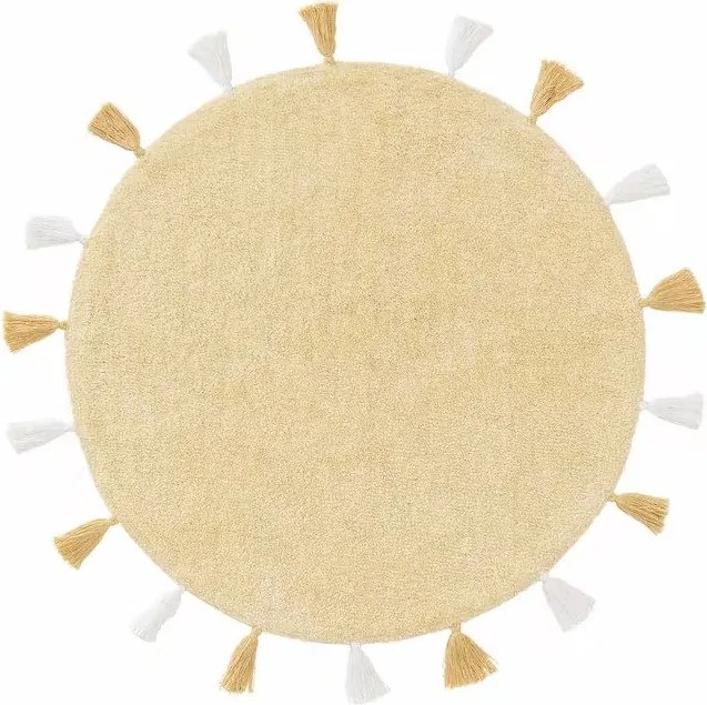 Dywan dziecięcy w żółtym kolorze Malu