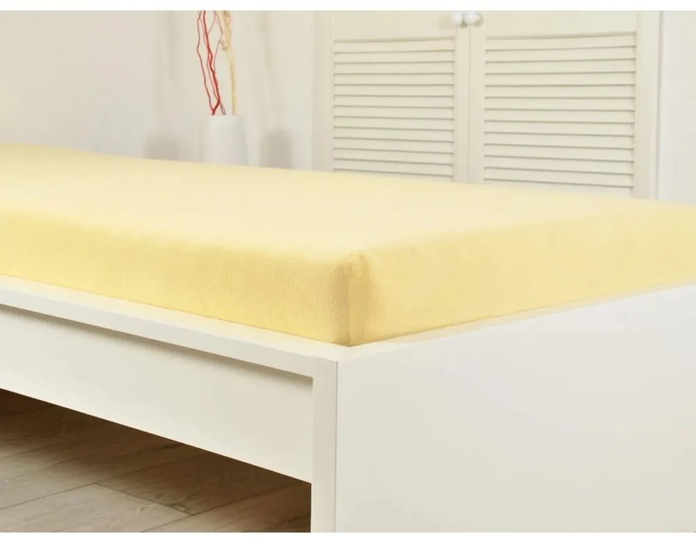 Prześcieradło dziecięce frotte do łóżeczka 70x140 cm – B.E.S.