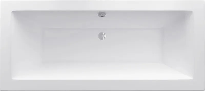 Mexen Cube wanna prostokątna 190 x 80 cm z obudową, biała - 55051908000X