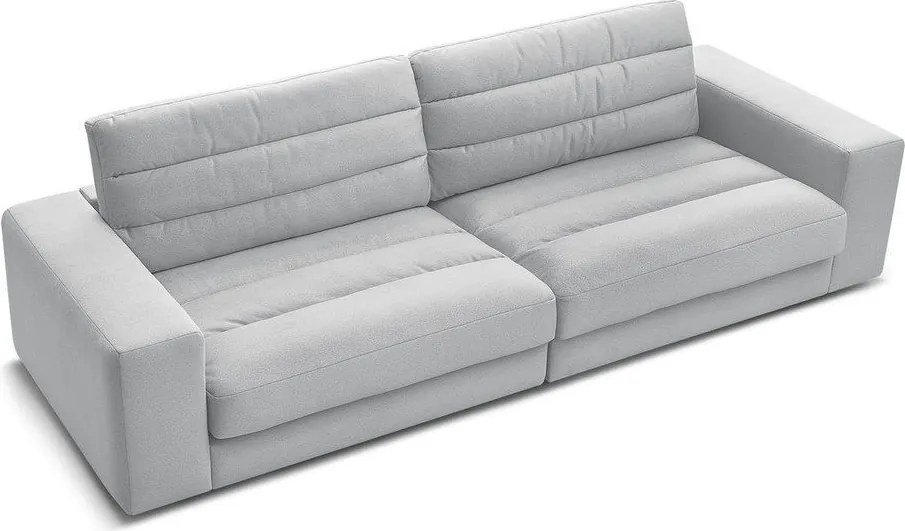Jasnoszara aksamitna sofa 276 cm Sierra – Bobochic Paris