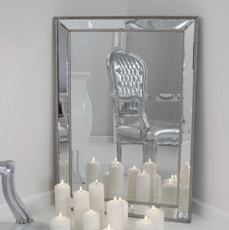 Lustro w lustrzanej ramie, szlifowane fazą 104x74cm