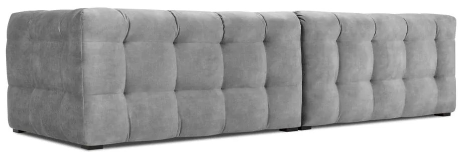 Szara aksamitna sofa Windsor &amp; Co Sofas Vesta, 280 cm