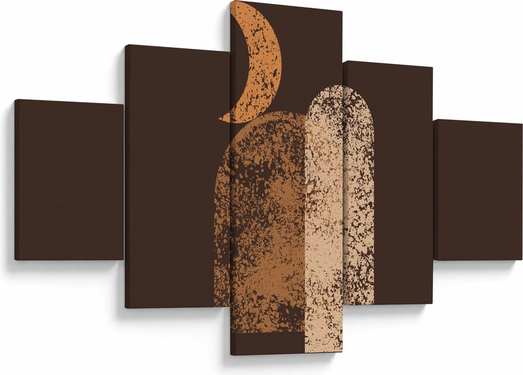 Obraz - Pomarańczowe łuki N⁰2 (125x70 cm)