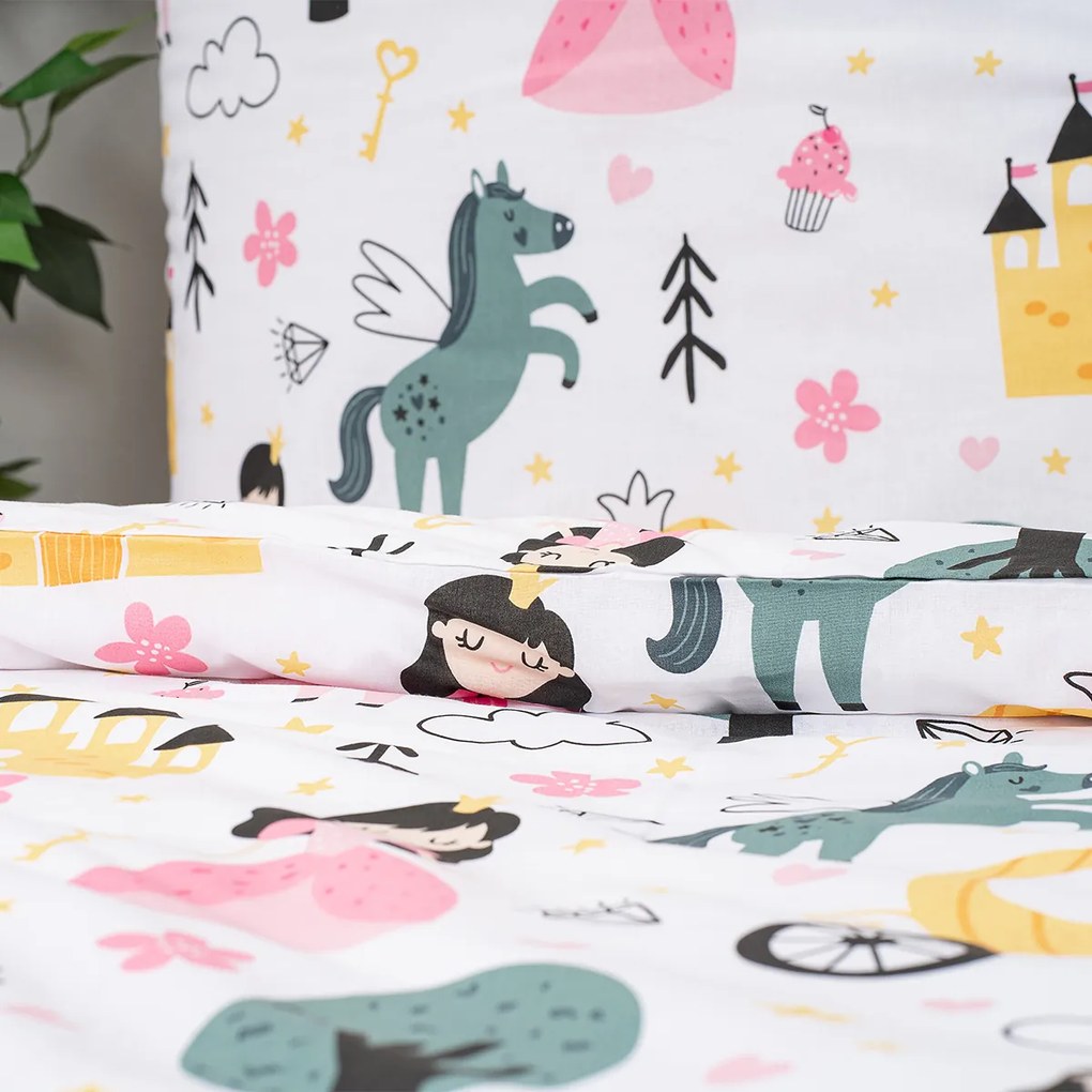 4Home Dziecięca pościel bawełniana Fairytale Dream, 140 x 200 cm, 70 x 90 cm