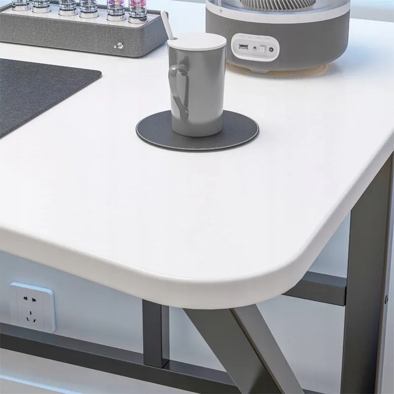 Biurko komputerowe białe gamingowe nowoczesne dla gracza loft duże 120 cm