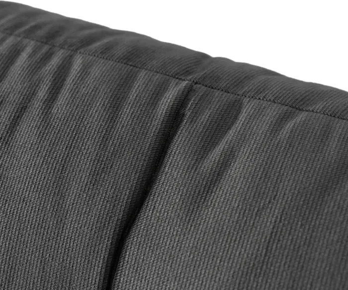 Sofa z Funkcją Spania FAVIO Wersalka Rozkładana Dwuosobowa Welurowa Szara