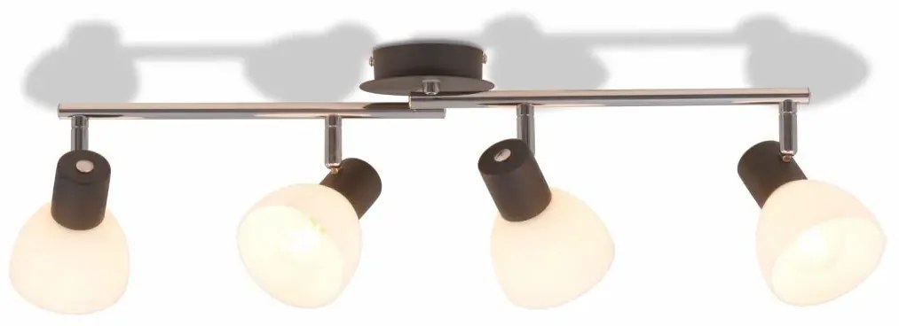 Czarna lampa sufitowa listwa - EX23-Resa