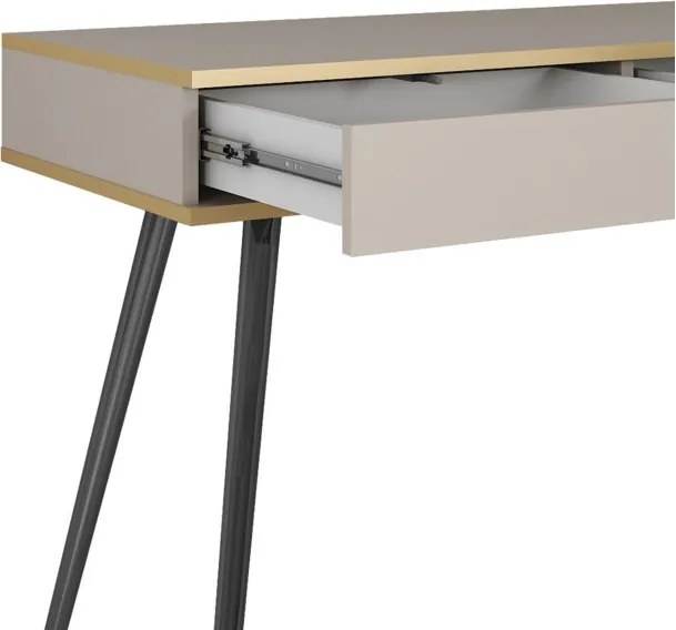 ORIANA Toaletka T 102 beżowa | nogi czarne