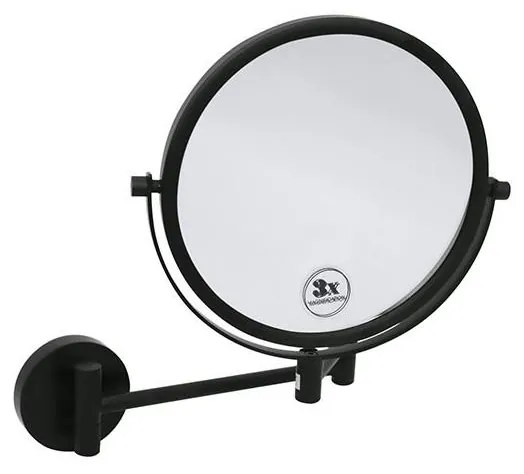 Lusterko kosmetyczne 23x28 cm czarne