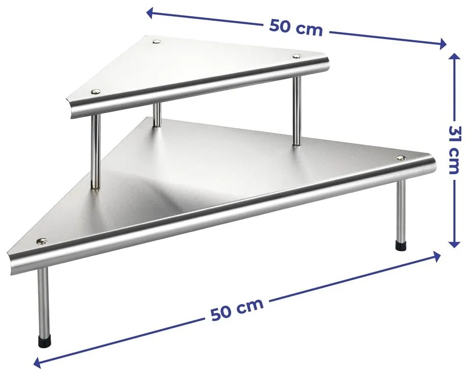 Półka ze stali nierdzewnej Massivo – Maximex