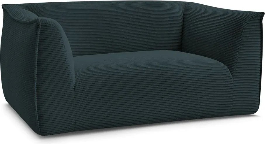 Ciemnoniebieska sztruksowa sofa 170 cm Giorgia – Bobochic Paris