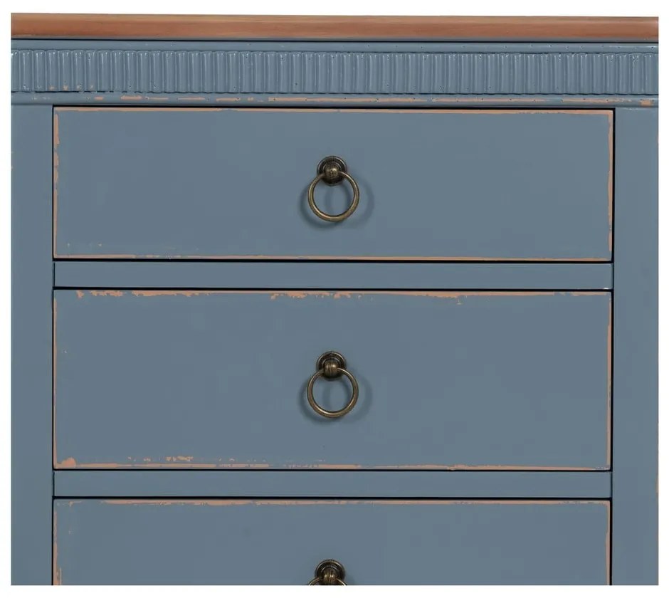 Niebieska szafka nocna Shabby – Ixia
