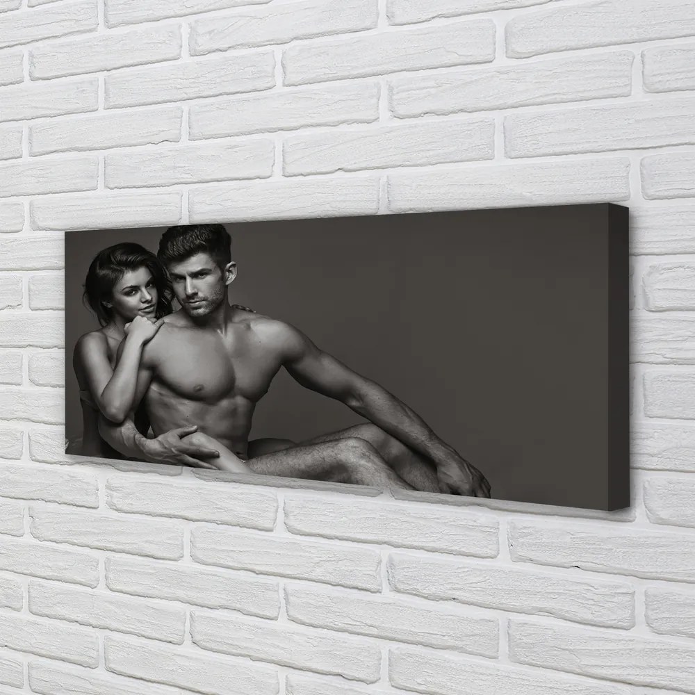 Zdjęcie na płótnie Spotkanie Kobiety i Mężczyzny