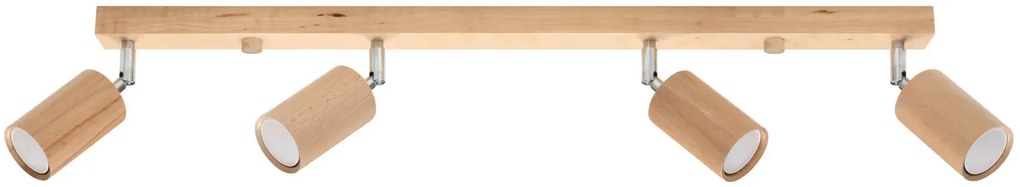 Drewniany plafon z ruchomymi kloszami - S469 P6-N79