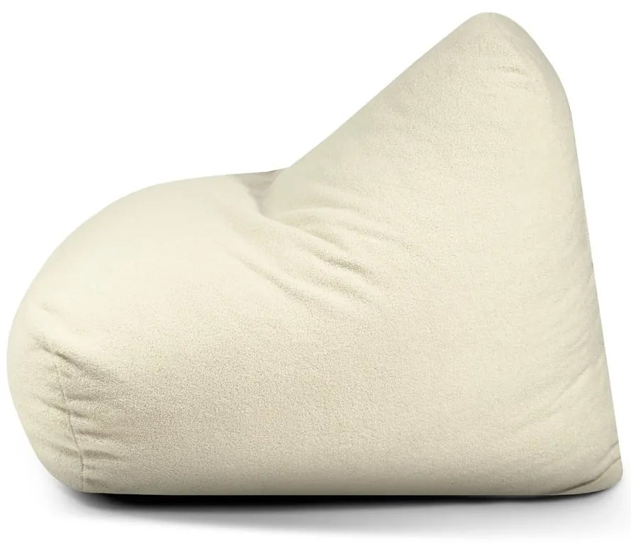 Brązowy worek do siedzenia z materiału bouclé Snug 100 – SLOWDOWN