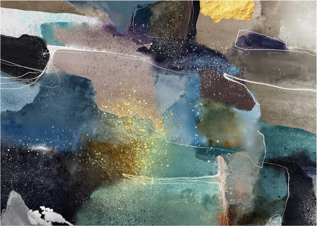 Obraz - Akwarelowa abstrakcja (70x50 cm)