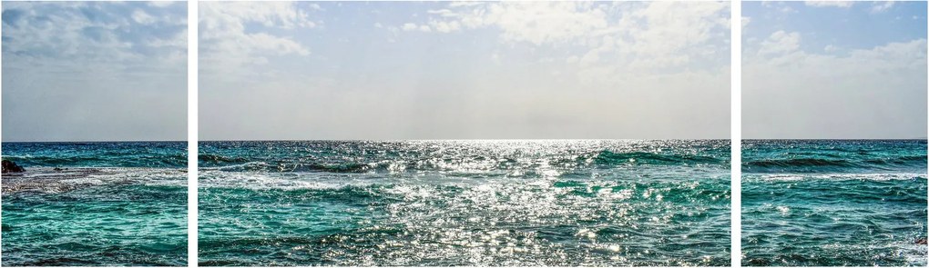Obraz powierzchni morza (170x50 cm)