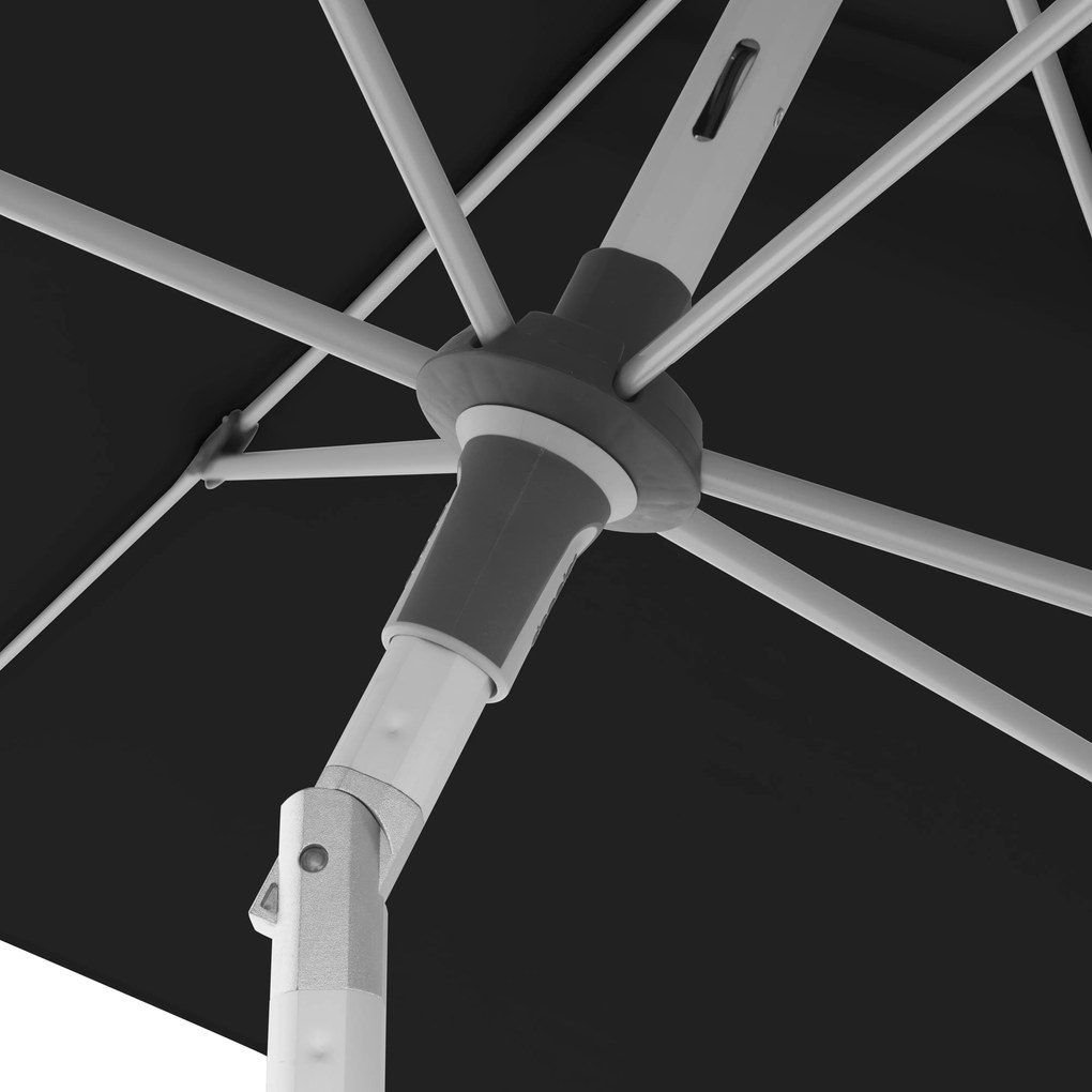 Doppler EXPERT parasol ogrodowy 220 x 140 cm czarny