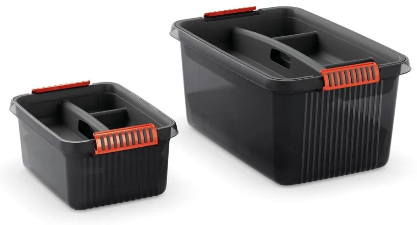 Szary plastikowy separator do pojemnika 54,5x36x8,5 cm K Latch Box – KIS