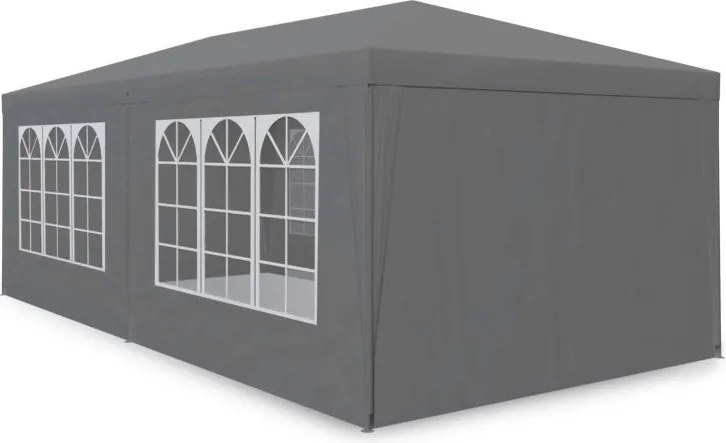 Pawilon ogrodowy 3x6m ze ściankami i oknami - namiot imprezowy, altana eventowa