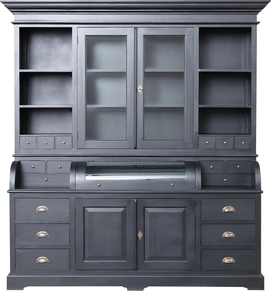 Kredens Brighton 204x56x217cm black